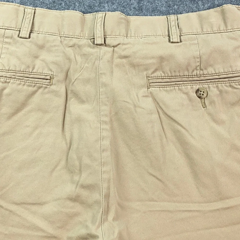 Polo Ralph Lauren Mens Chino Shorts 34 Tan Flat Front Cotton Classic